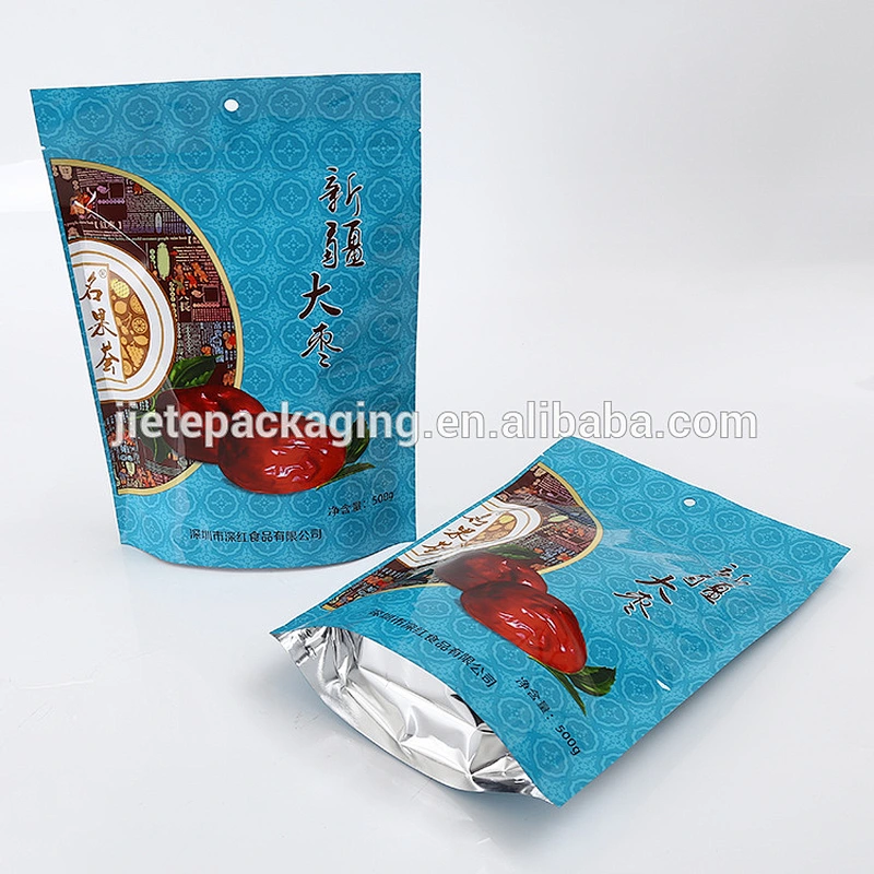 Most popular food packaging jujube custom printed PE plastic bag