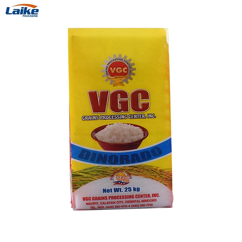 bopp laminated 5kg 20kg 50kg size pp woven rice bag