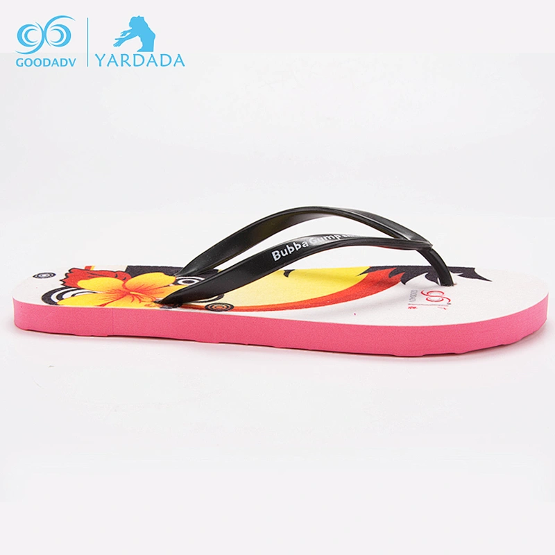 Wholesale custom fashion outdoor multicolor eva die cut flip flops
