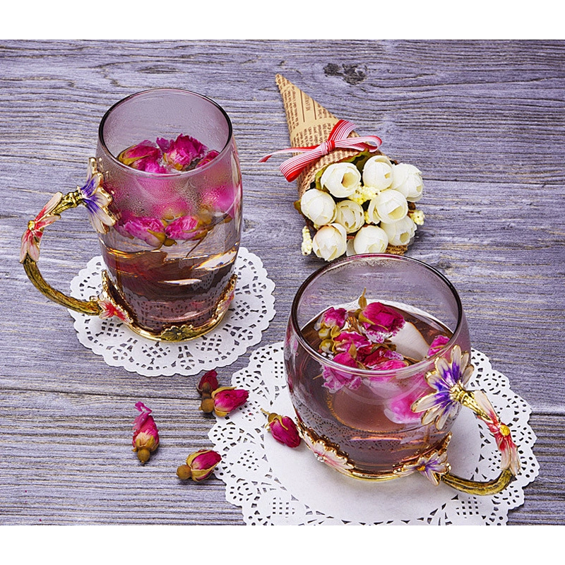 350ml Juice Milk Water Tea Beer Cup Customized Logo Luxury Glass Water Cup High Quality Hand Blown Borosilicate Glass Cup