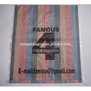 Cheap plastic laminated pp woven shopping bag with D handle