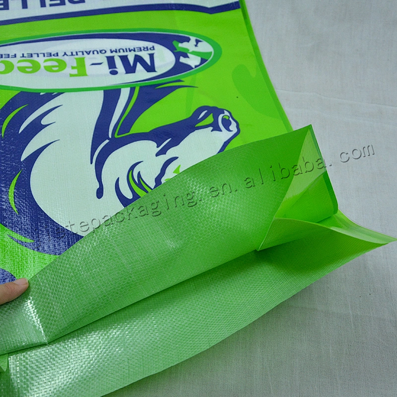 Professional manufacture plastic pp woven horse feed bag 20kg