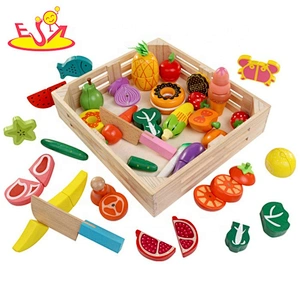 New hottest children simulation wooden fruit and vegs toy for pretend play W10B278