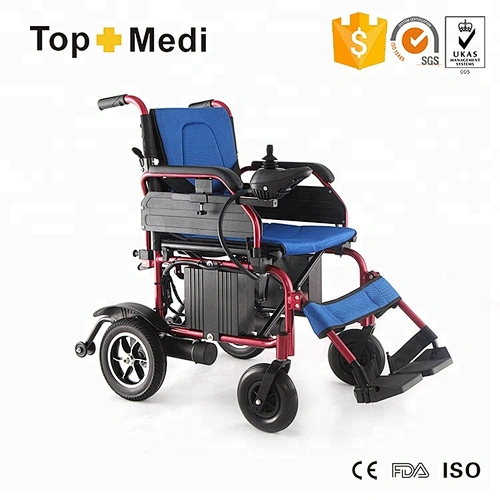 Aluminum folding power motor handicapped electric wheelchair saudi arabia