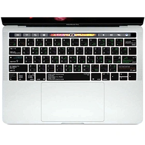 Wholesale China Factory VIM vi Shortcut Silicone Keyboard Cover for macbook pro keyboard cover for macbook pro touch bar