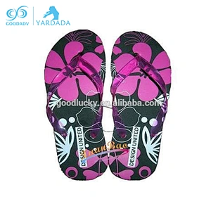 Men's flip flop Retro oil painting personalized men footwear sandal shoes China styles