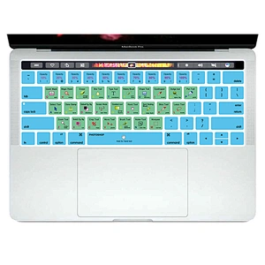 tpu film Keyboard Film for adobe Photo shop PS Shortcut Skin laptop keyboard for Mac book Pro 13