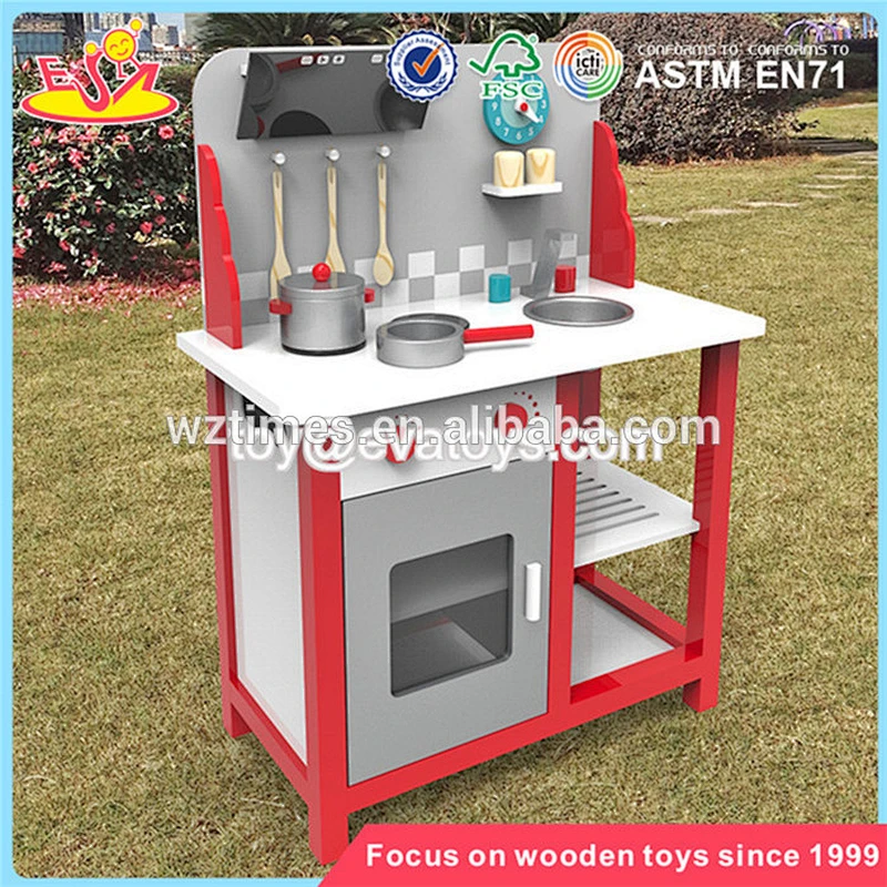 Wholesale best selling wooden children kitchen toy early learning wooden children kitchen toy W10C292