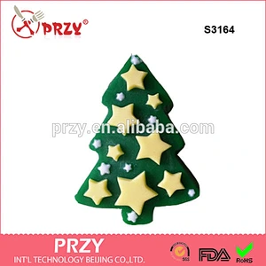 S3164 Christmas tree silicone mold for cake decoration