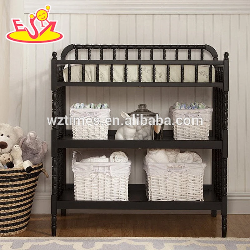 2018 Best sale safety wooden baby changing station with hihg quality W08C116A