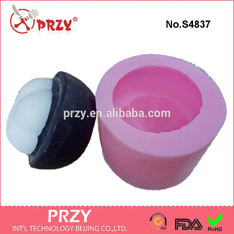 S4837 Mangosteen shape soap mould fruit silicone soap mold candle mold 3D chocolate mold
