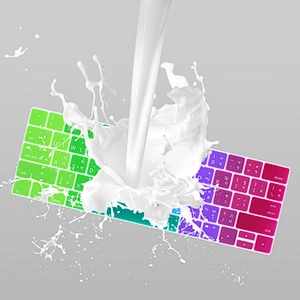 Colorful Wholesale Silicon Soft Cover Keyboard Protector For macbook thai keyboard Laptop For Macbook Pro 13