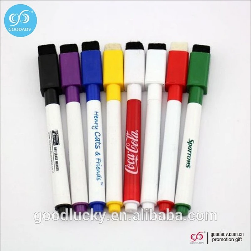 Classic White board marker with brush dry erase maker
