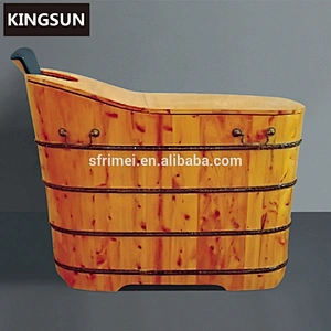 Japanese Soaking Wooden Bathtub