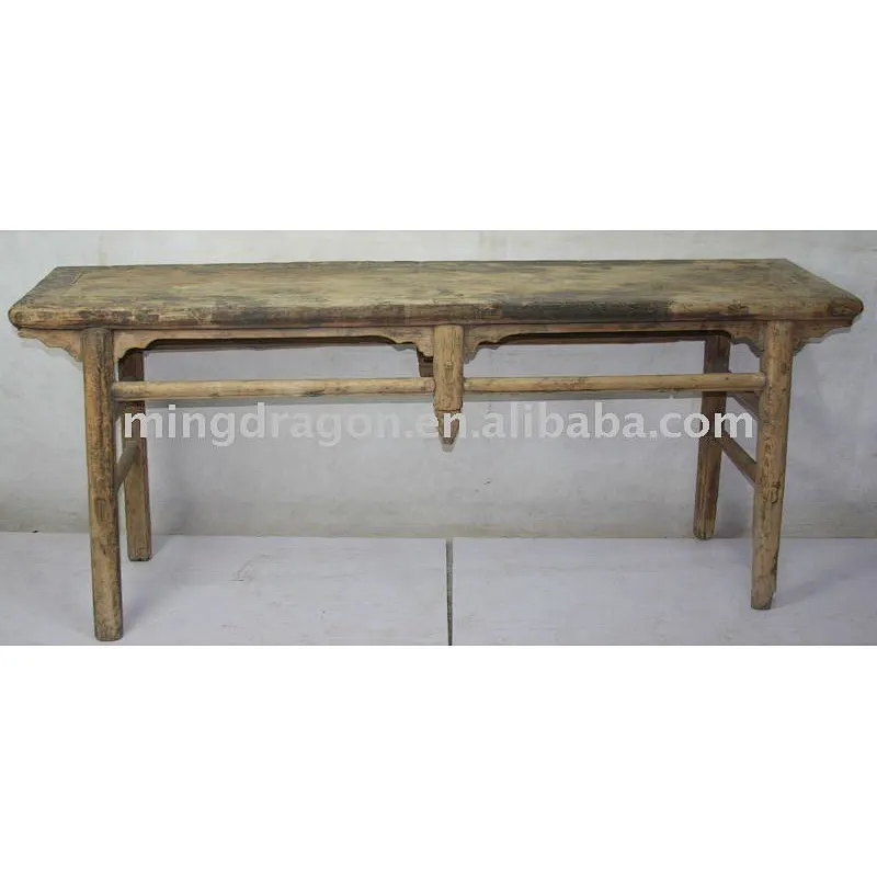 Chinese Antique Rustic Natural Wood Table