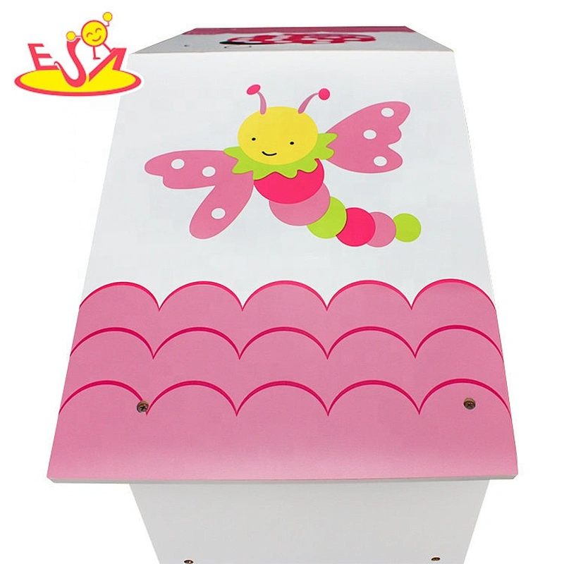 Hochwertiges 3-schichtiges Puppenhausregal aus Holz für Kinder W08D015