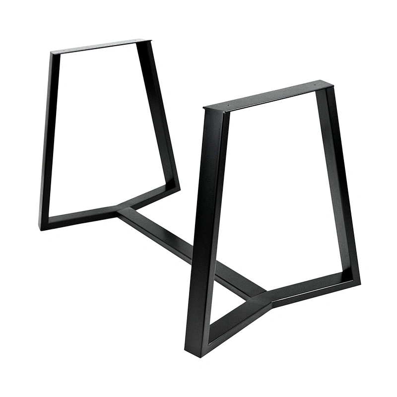 Modern metal Slab Table Frame, Y-Shaped Table Legs, Wood Slab Support ...
