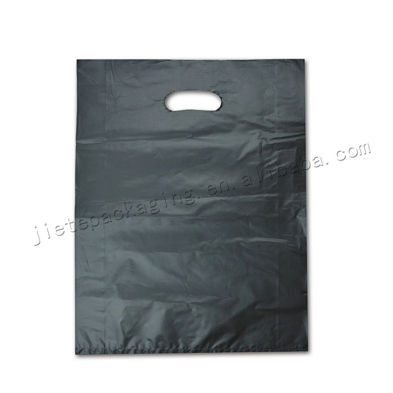 Multicolor fashion gift pe shipping bag with D handle