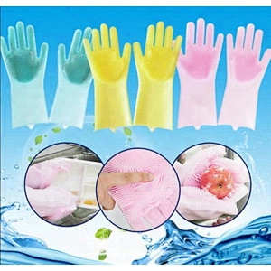 New products silicone scrubbing gloves for dish