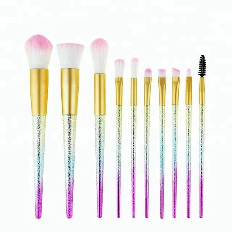 Your Own Brand Private Label 10pcs Professional Makeup Brush Set Wholesale