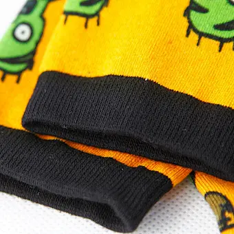 Custom Logo 3D Digital Print Fashion  Bamboo/Cotton/Polyester Halloween  Ready Product  Men Socks Printing Wholesale