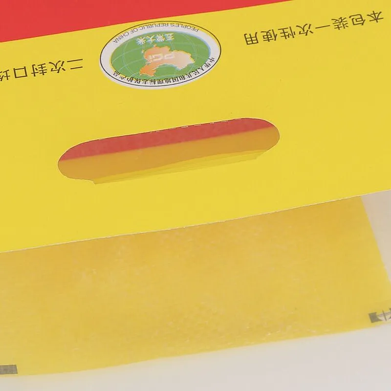 Custom 5kg color printing woven bag for rice ,flour packing