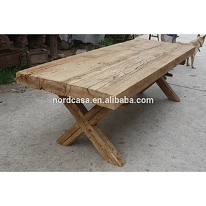 Chinese antique reclaimed wood natural dining table