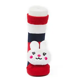 Autumn Winter wholesale kids manufacturers Newborn non slip floor lovely cartoon cat bear coral velvet Baby shoe Socks