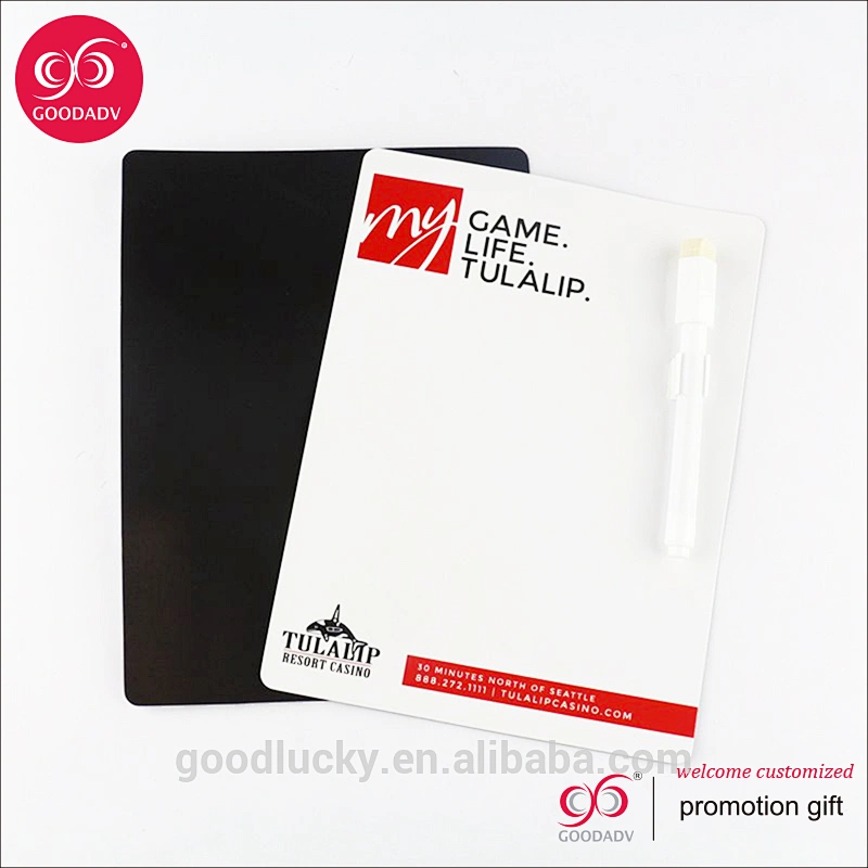 Mini magnetic marker whiteboard for refrigerator