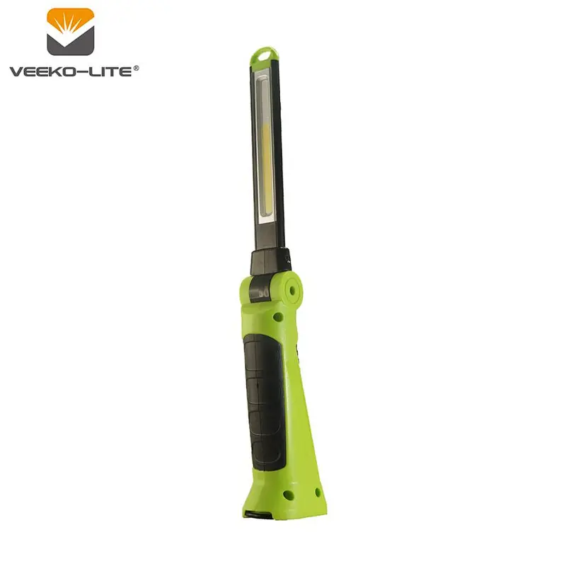 2018 new design Best 3W COB LED Magnetic Base lamp strong light USB Rechargeable worklight plastic lamp