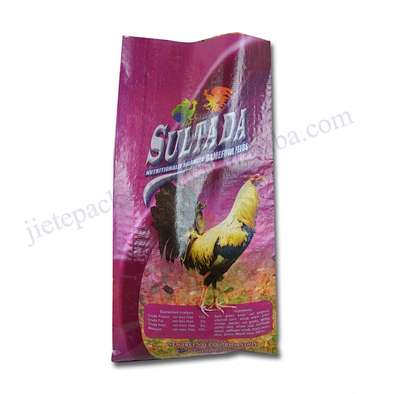 Transparent plastic customized design animal baby chicks recycled feed bag