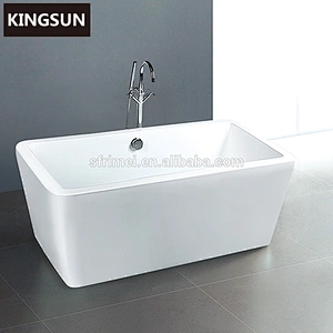 Perfect Design Bathroom Freestanding Small Square Soaker Bath Tub