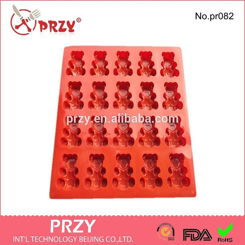 Bears Shape Silicone Chocolate Pan