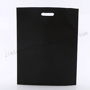 Cheap and folding color plastic pp non woven shopping bag with D handle