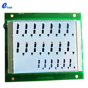 custom size segment 776 LCD screen display for fuel dispenser