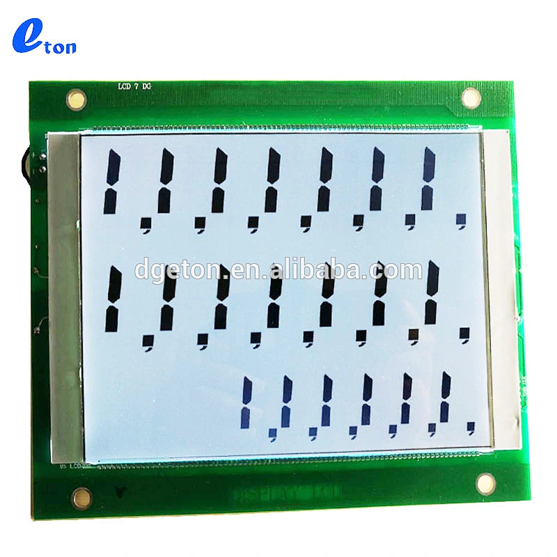 custom size segment 776 LCD screen display for fuel dispenser