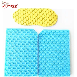 Fish scales decorative fondant mold