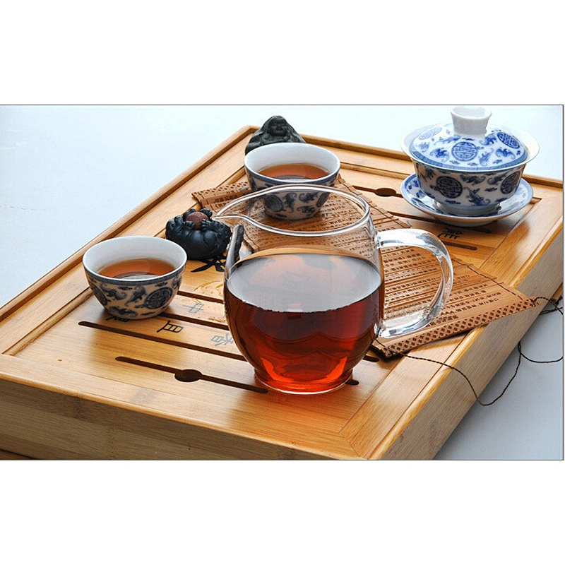 High borosilicate quality fire heating glass teapot 9oz for office