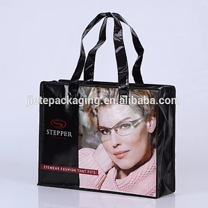recycled custom promotional pp laminated non woven fabric shopping tote bag
