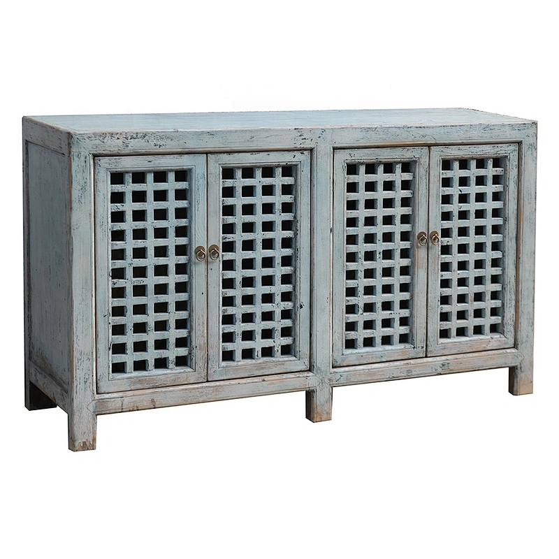 chinese antique recycled wood lobby distressed sideboard furniture