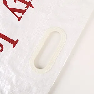 Non-woven tape handle garment bag