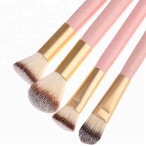 Professional 10pcs Pink Makeup Brushes Set Powder Face Brush Cosmetic Beauty Tools