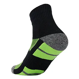 cotton free terry jacquard non slip sport socks