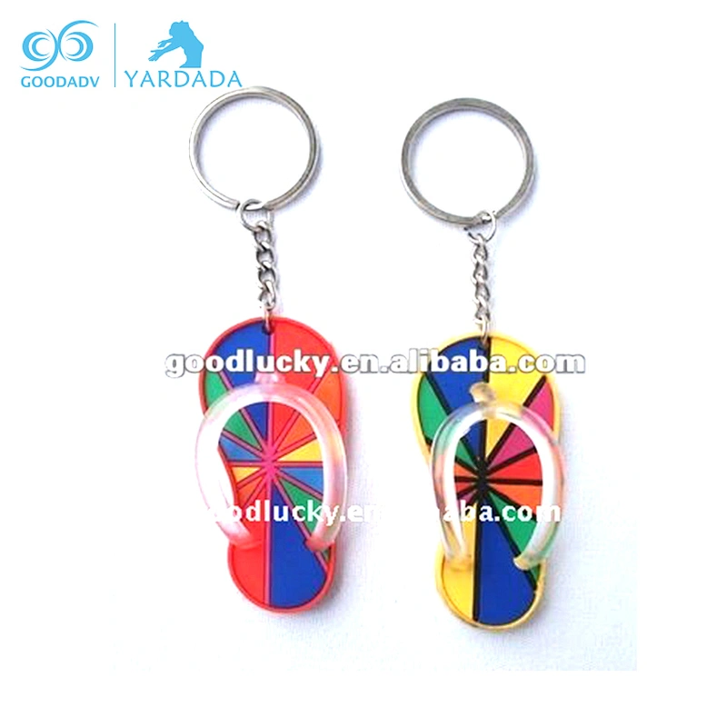 Guangzhou custom sorft plastic keyrings souvenir keychain 3d rubber keyring
