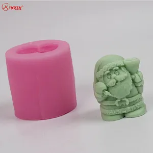 2017 new tyle Christmas silicone mold 3D creative Sata cake molds Silicone soap Mold