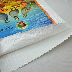 Customized design printed laminated 50kg pp woven wheat flour bag
