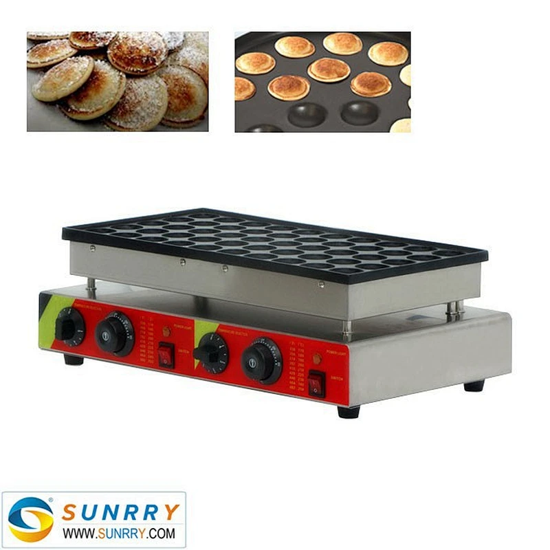 2018 Hot Sell Single Plate 50 Pcs Electric Poffertjes Grill Maker and Poffertjes Baker