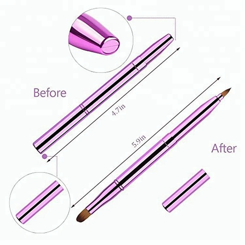 Custom private label lip brush and eyeshadow brush