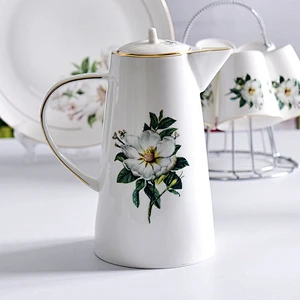 European creative bone china ceramic water set heat-resistant tea set wedding gift