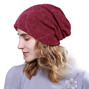 Unisex Womens Mens S Camping Hat Winter Beanie Baggy Warm Wool Ski Cap